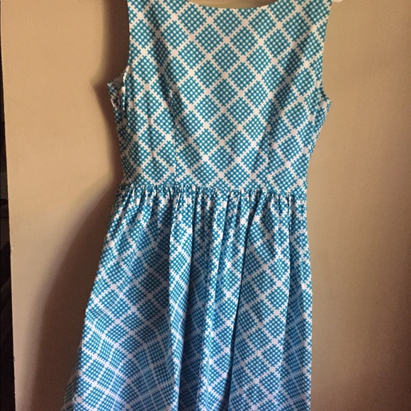 Prada Blue Gingham Dress NWOT - Picture 5 of 8